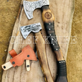 Handmade Viking Axe – Custom Engraved Handle & Etched Blade – Perfect Gift for Him