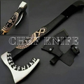 Handmade Viking Axe – Custom Engraved Handle & Etched Blade – Perfect Gift for Him